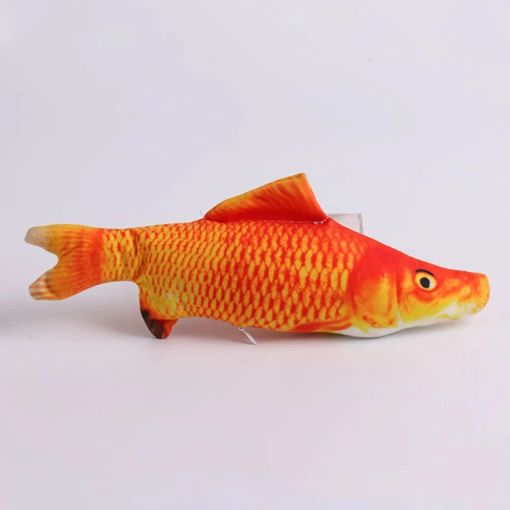 Jouet Poisson Interactif Réaliste pour Chats – Peluche Animée avec Mouvement - Image 9