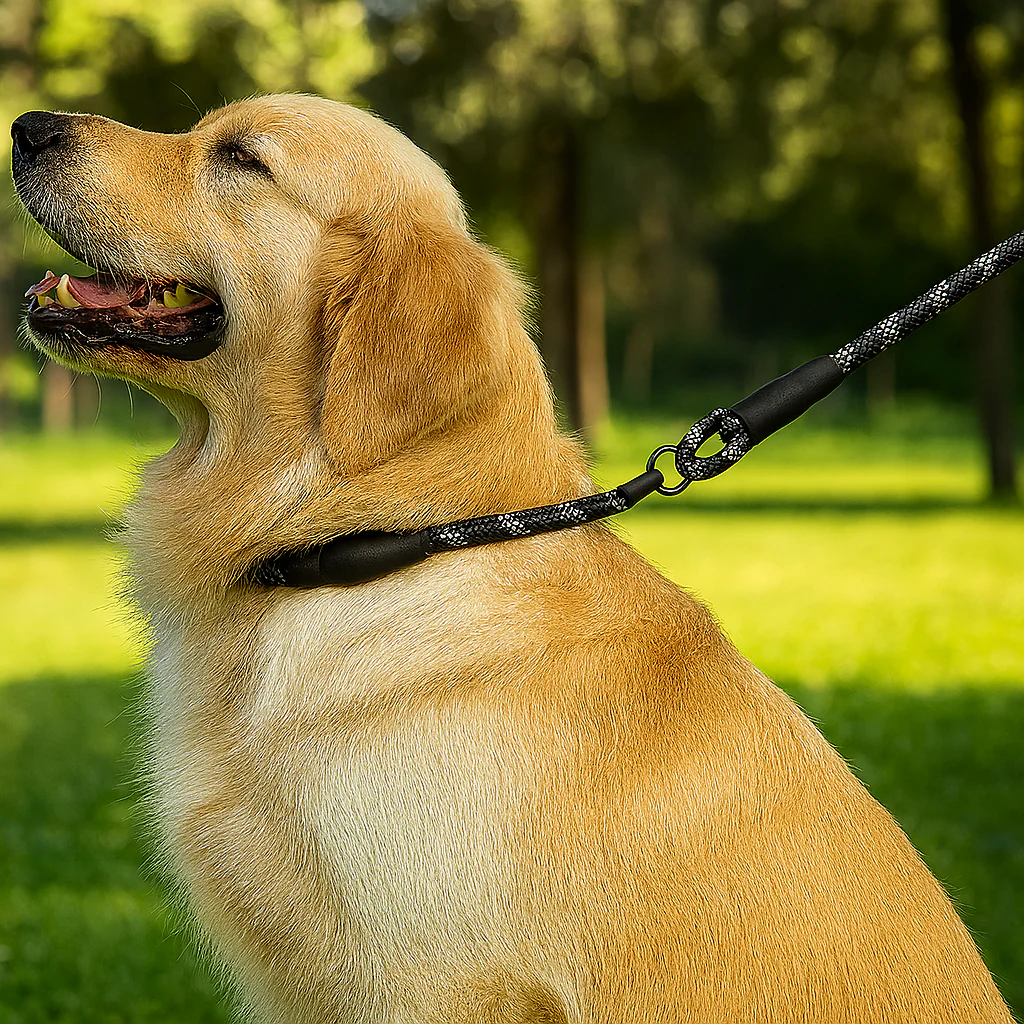 Laisse réfléchissante robuste pour chien – Poignée rembourrée, double traction, sécurité et confort - Image 6
