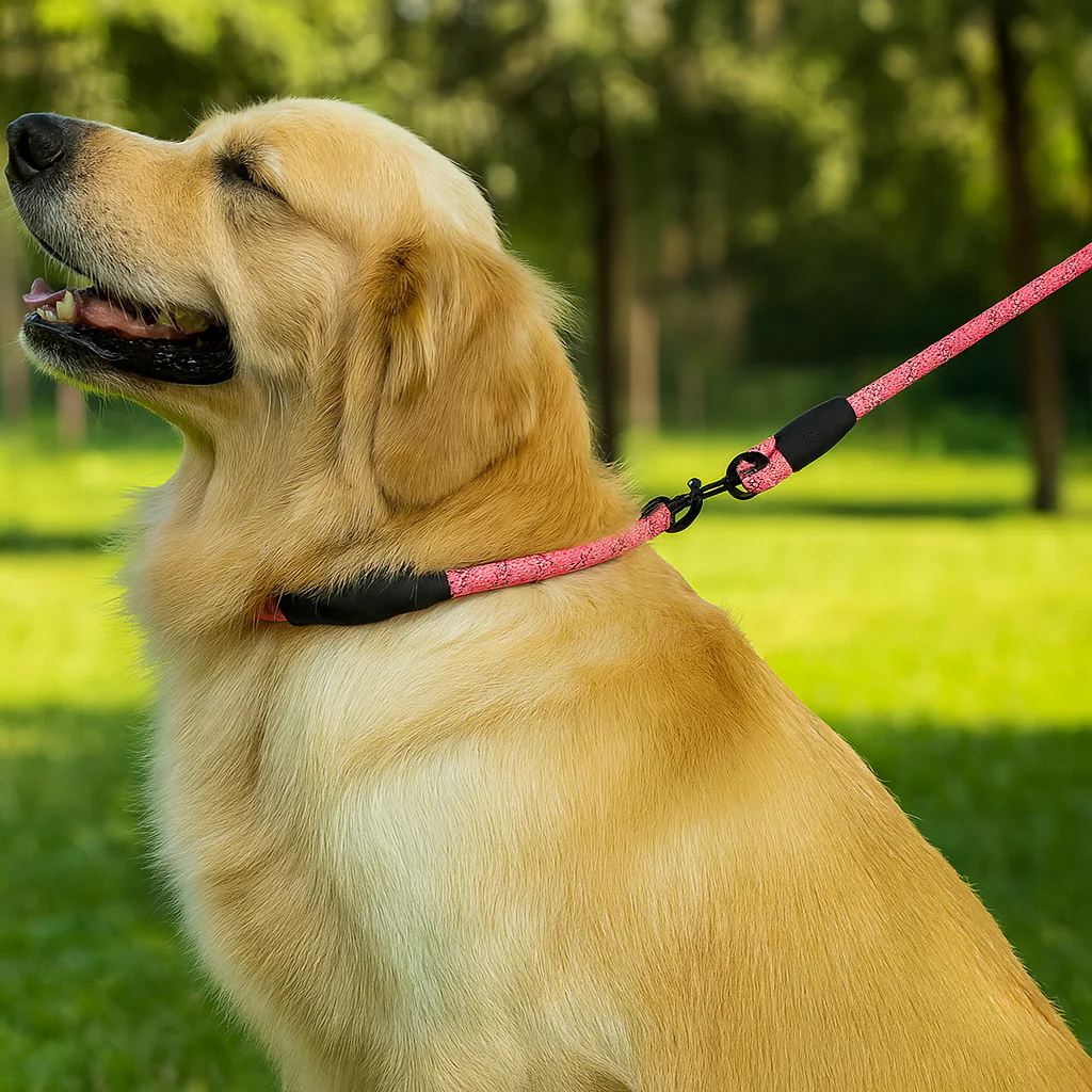 Laisse réfléchissante robuste pour chien – Poignée rembourrée, double traction, sécurité et confort - Image 7