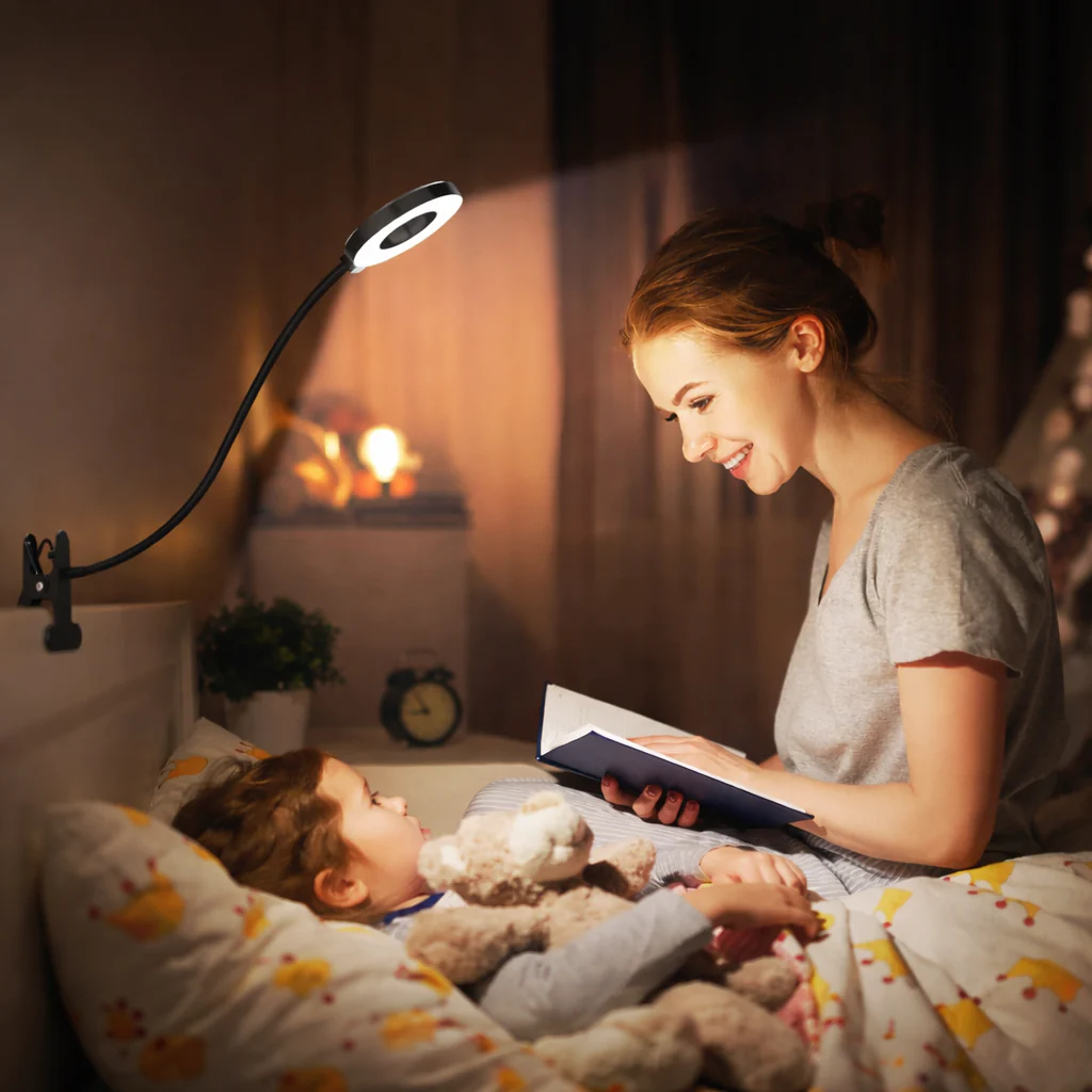 Lampe de Bureau à Pince LED USB Flexible 10W – Éclairage Réglable 360° - Image 2