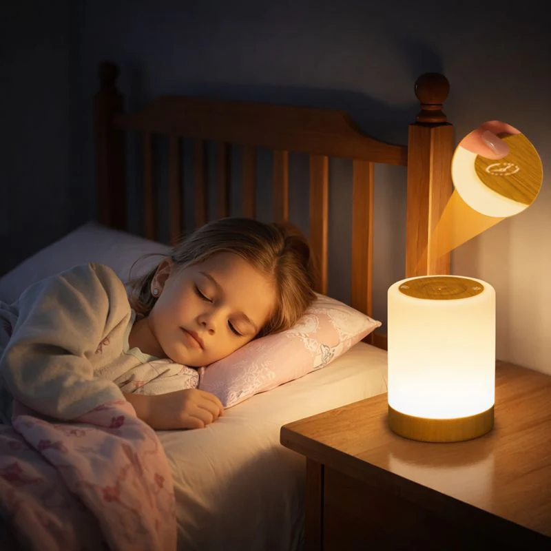 Lampe de chevet tactile à intensité réglable – 256 couleurs, rechargeable USB, lampe LED portable - Image 4