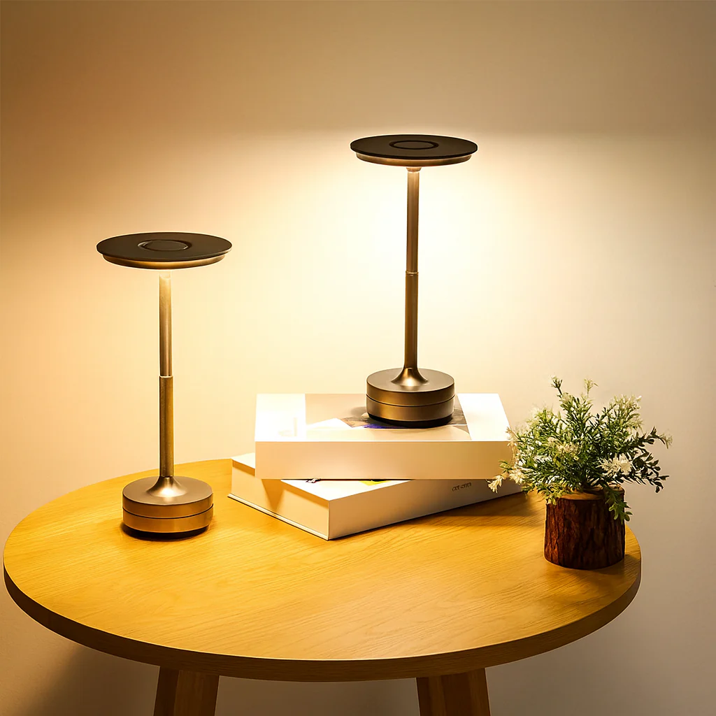 Lampe de table chinoise LED USB – Lumière d’ambiance douce et design zen pour chambre - Image 3
