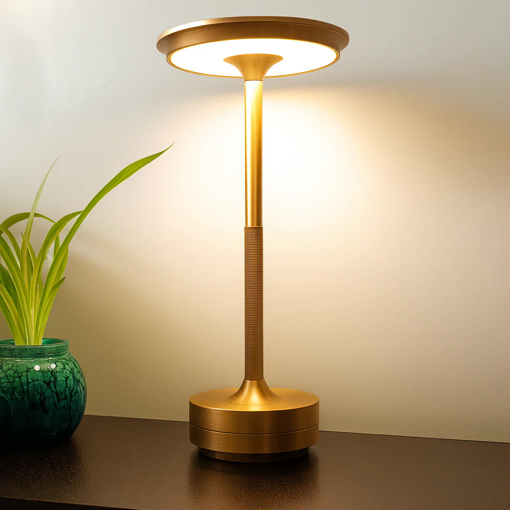 Lampe de table chinoise LED USB – Lumière d’ambiance douce et design zen pour chambre - Image 4