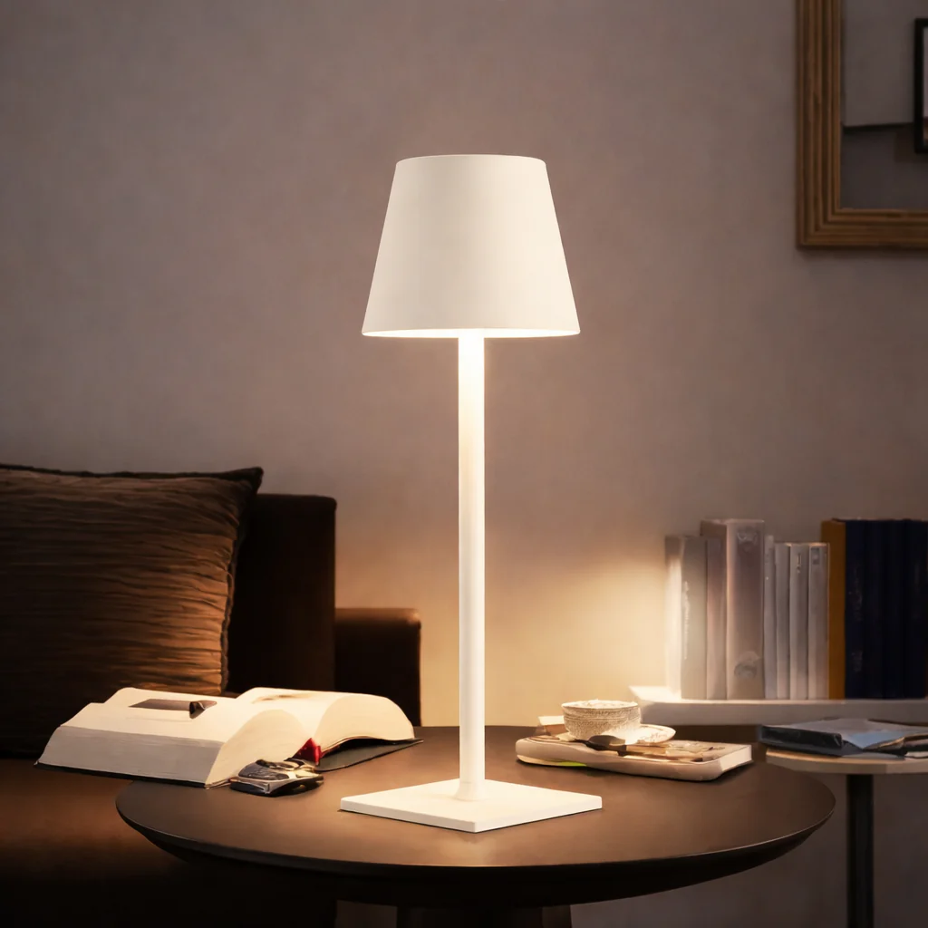 Lampe de Table LED Sans Fil Étanche Rechargeable – Lampe de Chevet LED Tactile à Intensité Réglable - Image 5