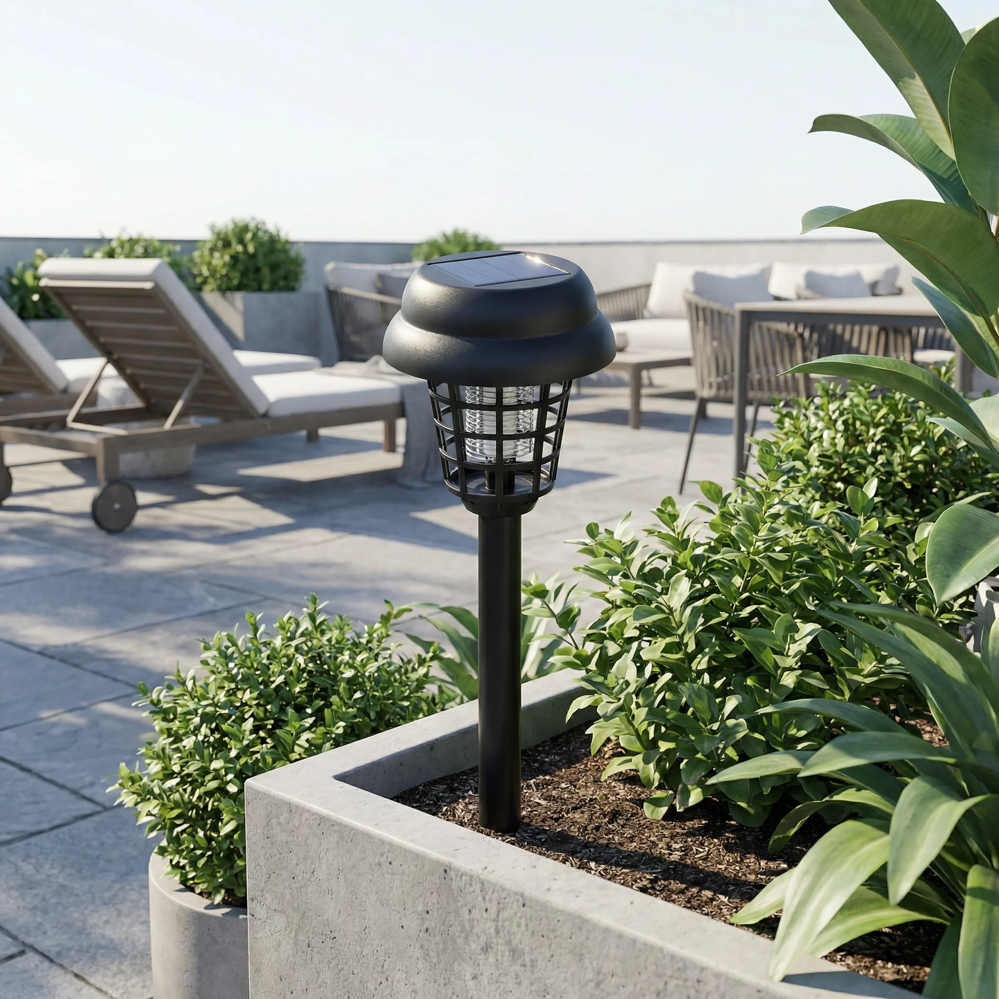Lampe Solaire Anti-Moustiques Extérieure | Protection Efficace Jardin & Terrasse - Image 4