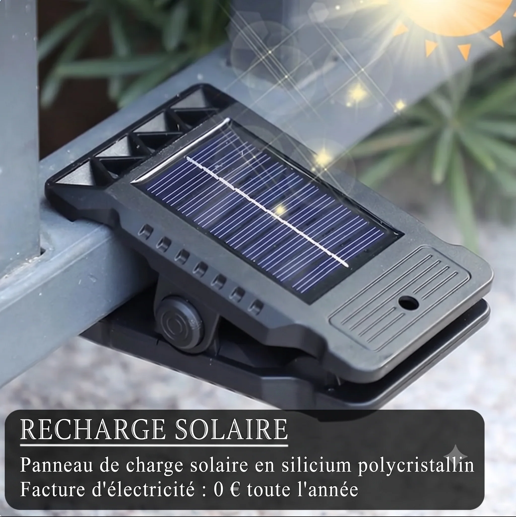 Lampe Solaire Extérieure à Détecteur de mouvement LED étanche | Sécurité & Économie d'Énergie - Image 3