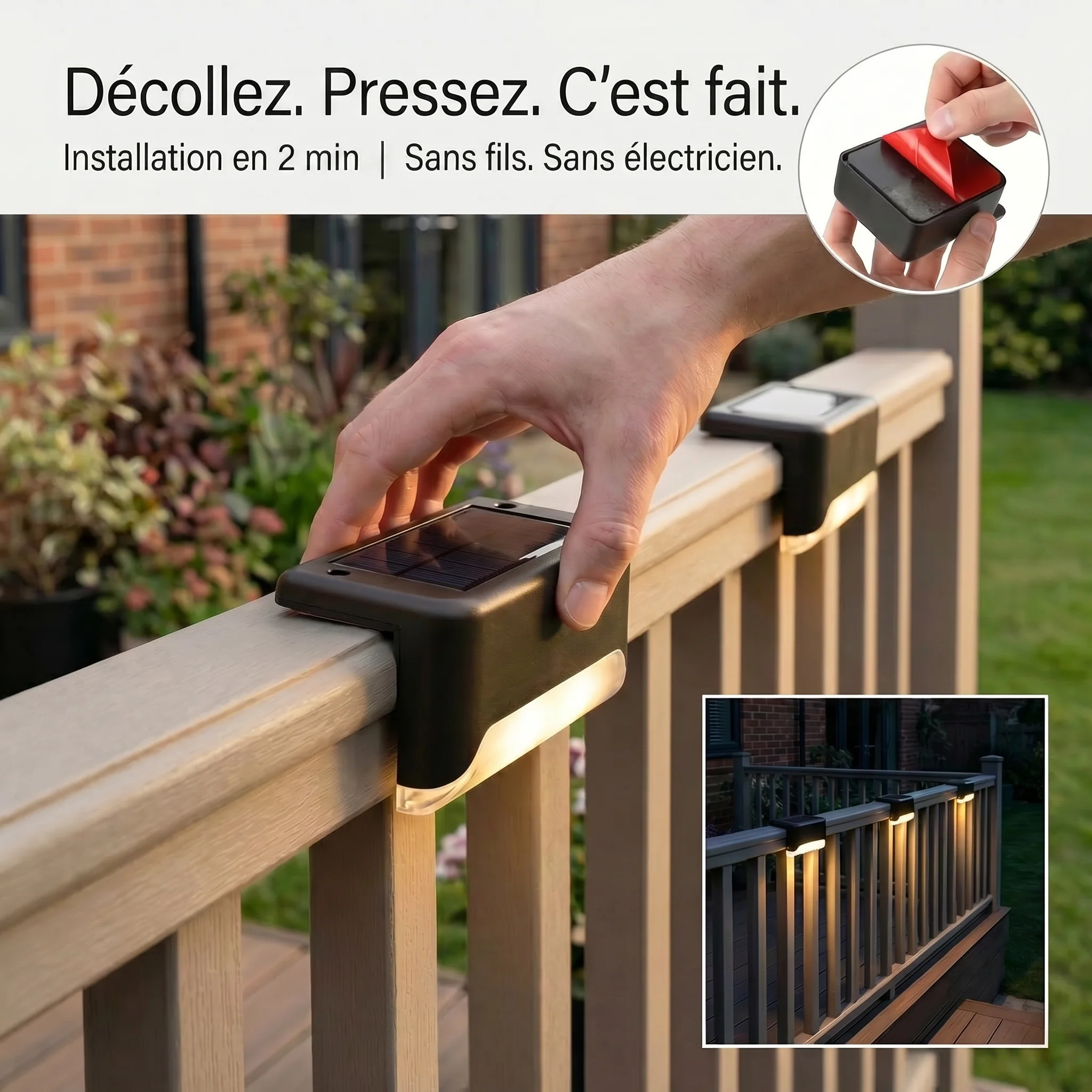 SolarGarden™ | Lampes LED Solaires | Éclairage Automatique et Étanche pour Vos Extérieurs - Image 5