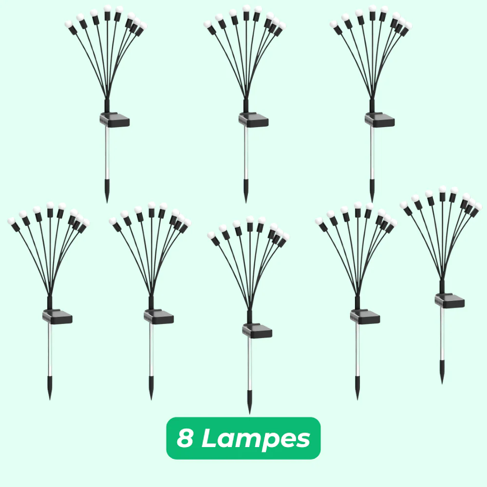 Lampes Lucioles à Énergie Solaire – Éclairage Décoratif et Écologique pour Jardin et Terrasse - Image 11