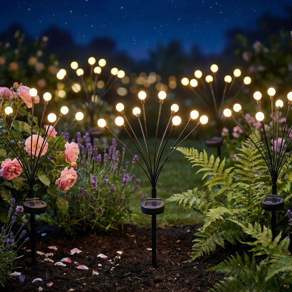 Lampes Lucioles à Énergie Solaire – Éclairage Décoratif et Écologique pour Jardin et Terrasse - Image 4