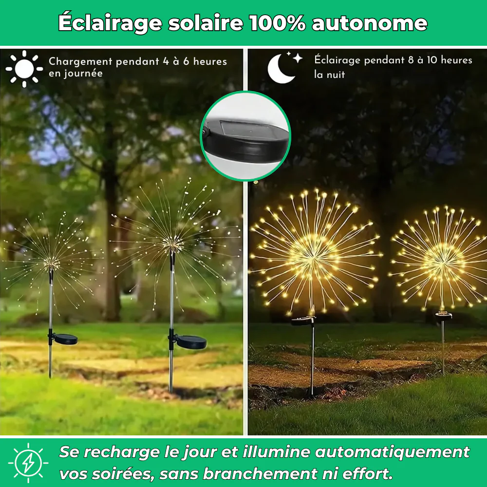 Lampes Solaires Décoratives – Lumière Élégante et Autonome pour Vos Soirées en Extérieur - Image 3