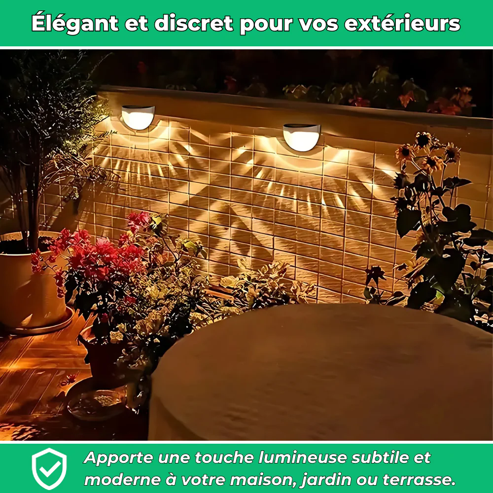 Lampes Solaires LED – Éclairage Solaire Étanche pour Tous Vos Espaces Extérieurs - Image 3