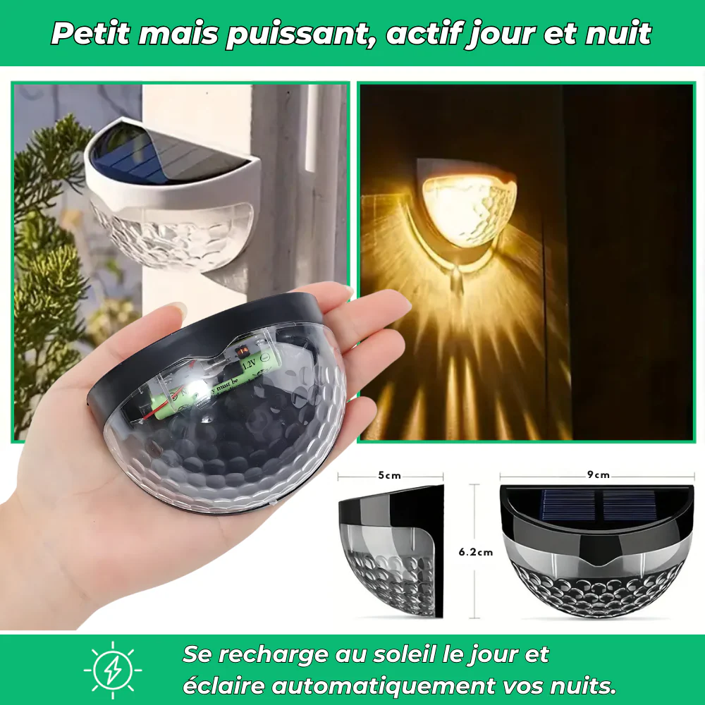 Lampes Solaires LED – Éclairage Solaire Étanche pour Tous Vos Espaces Extérieurs - Image 4