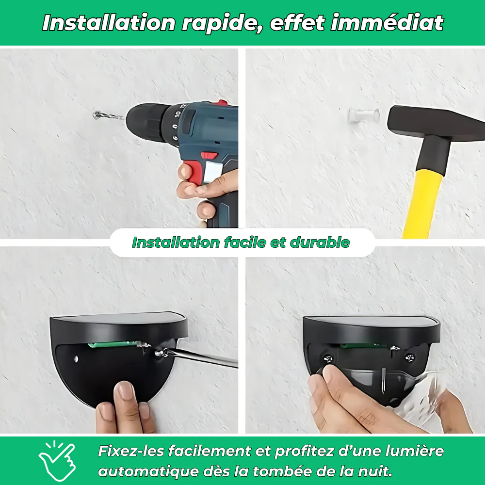 Lampes Solaires LED – Éclairage Solaire Étanche pour Tous Vos Espaces Extérieurs - Image 6