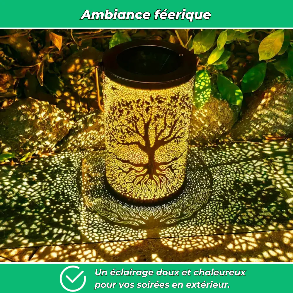 Lanterne solaire suspendue – Ambiance chaleureuse et durable pour vos extérieurs - Image 3