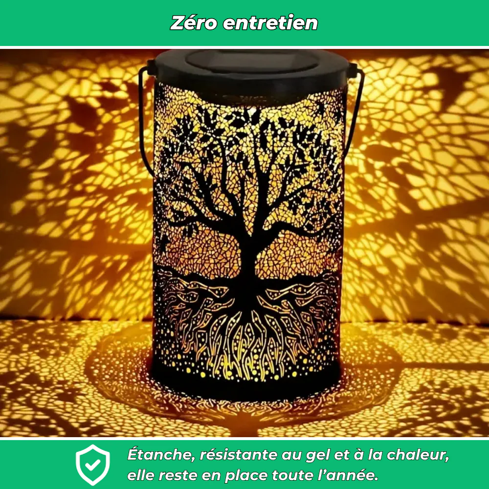 Lanterne solaire suspendue – Ambiance chaleureuse et durable pour vos extérieurs - Image 5