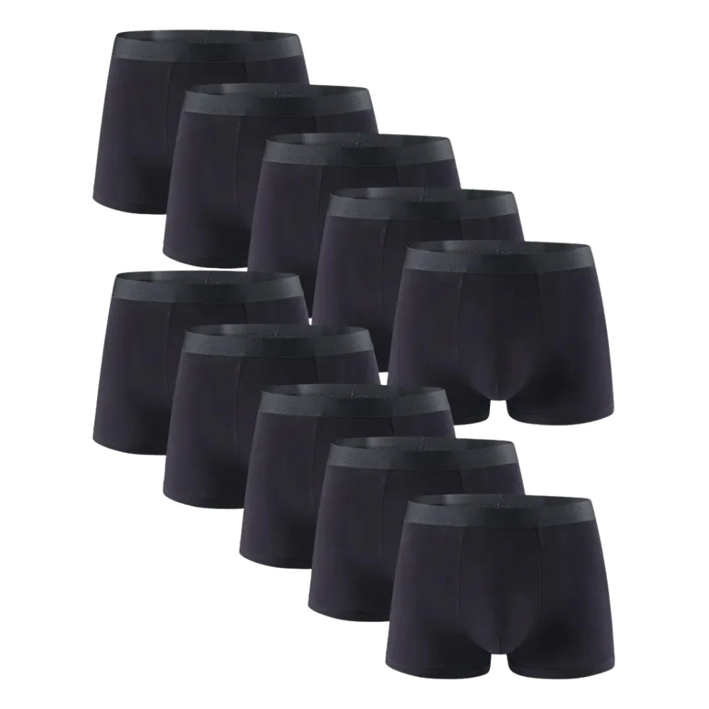 Lot de 10 boxers homme en fibre de bambou - Image 6