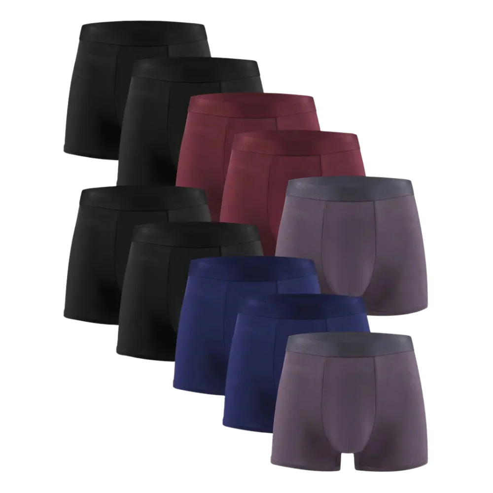 Lot de 10 boxers homme en fibre de bambou - Image 7