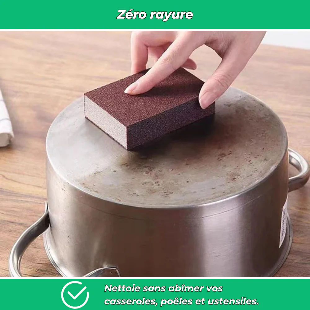 Lot de 10 éponges magiques détartrantes pour cuisine - Image 4