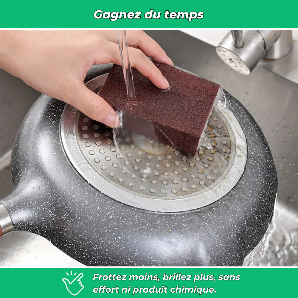 Lot de 10 éponges magiques détartrantes pour cuisine - Image 5