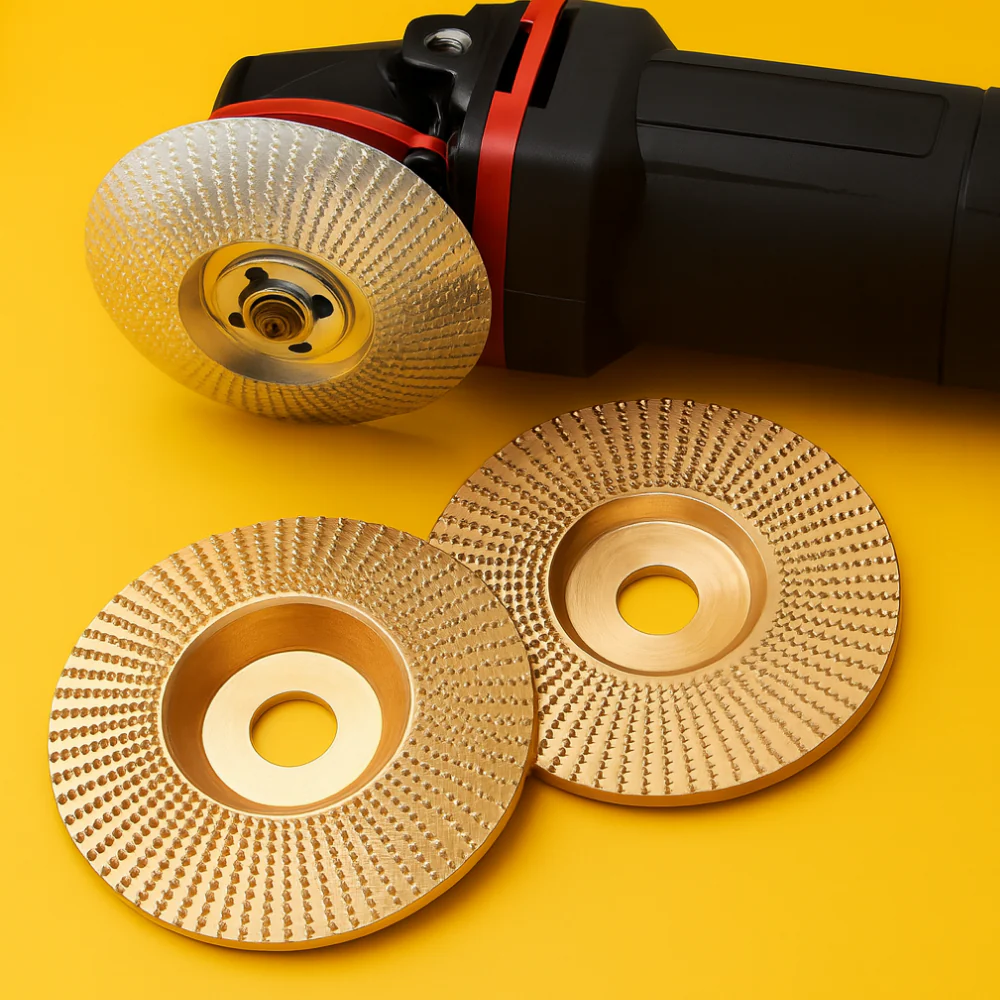 Lot de 3 disques de meulage 100 mm pour bois et métal, multifonction meuleuse