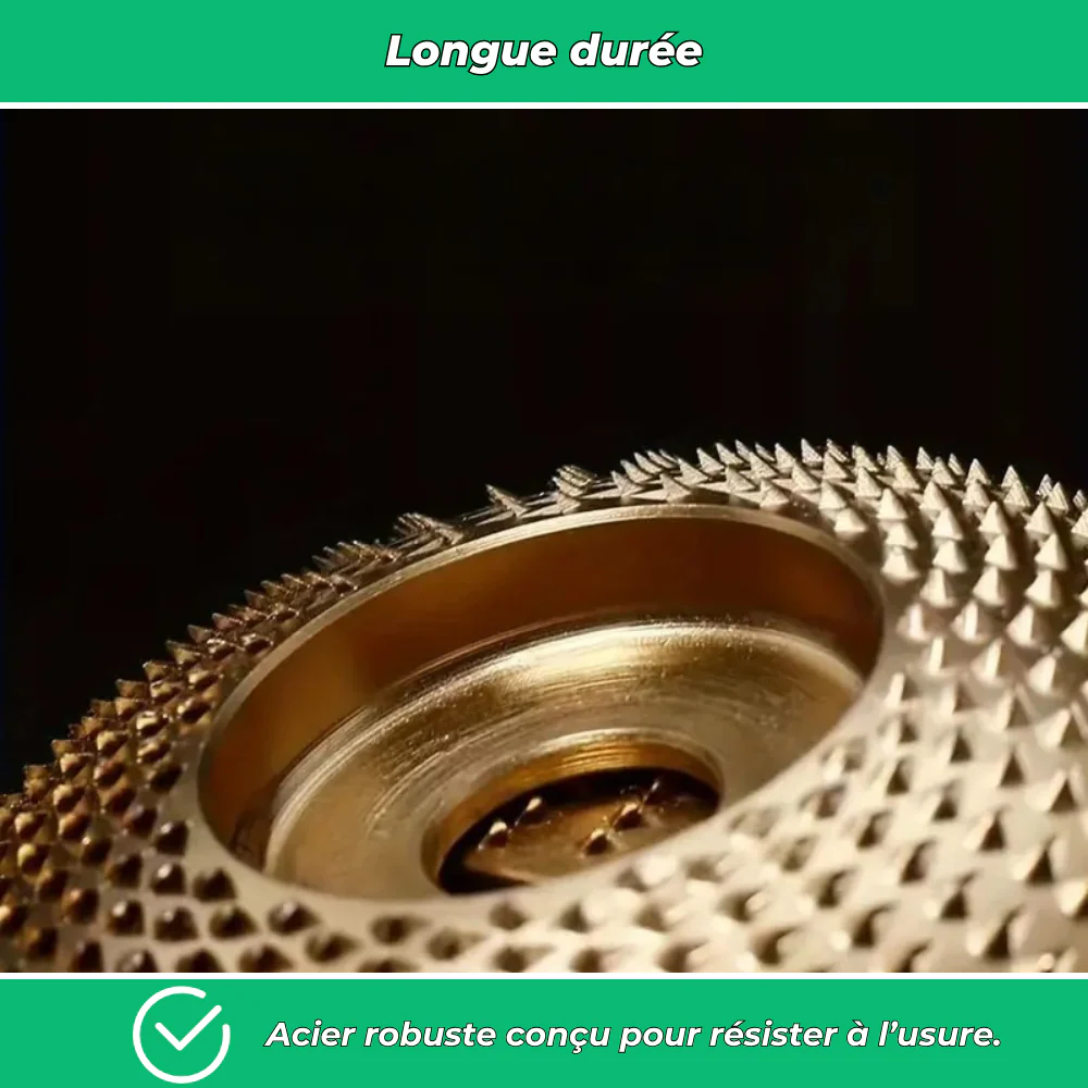 Lot de 3 disques de meulage 100 mm pour bois et métal, multifonction meuleuse - Image 4