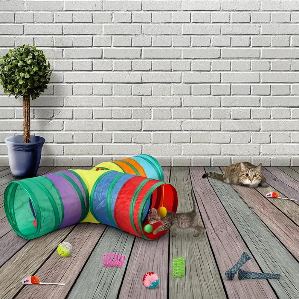Lot de jouets interactifs pour chat – Stimule la chasse et l’activité quotidienne
