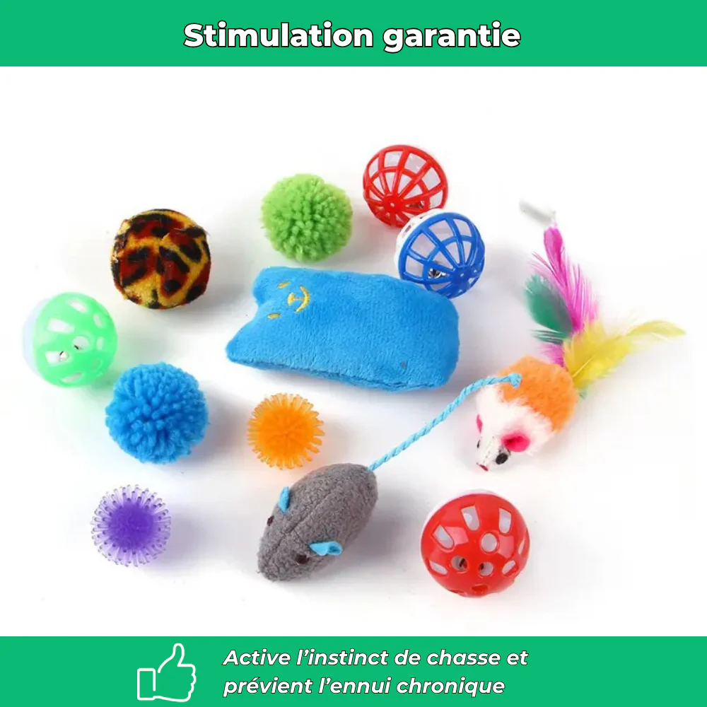 Lot de jouets interactifs pour chat – Stimule la chasse et l’activité quotidienne - Image 3