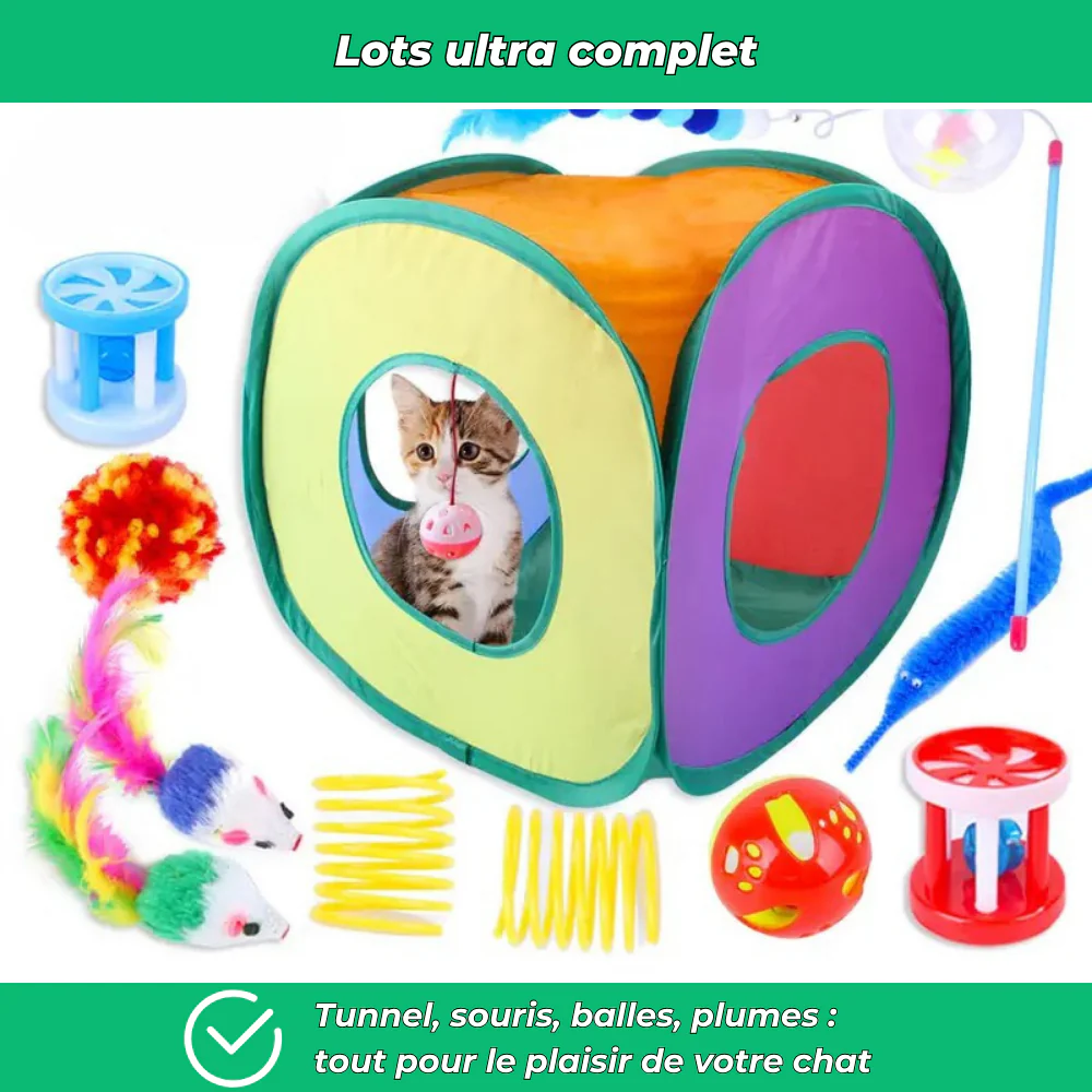 Lot de jouets interactifs pour chat – Stimule la chasse et l’activité quotidienne - Image 4