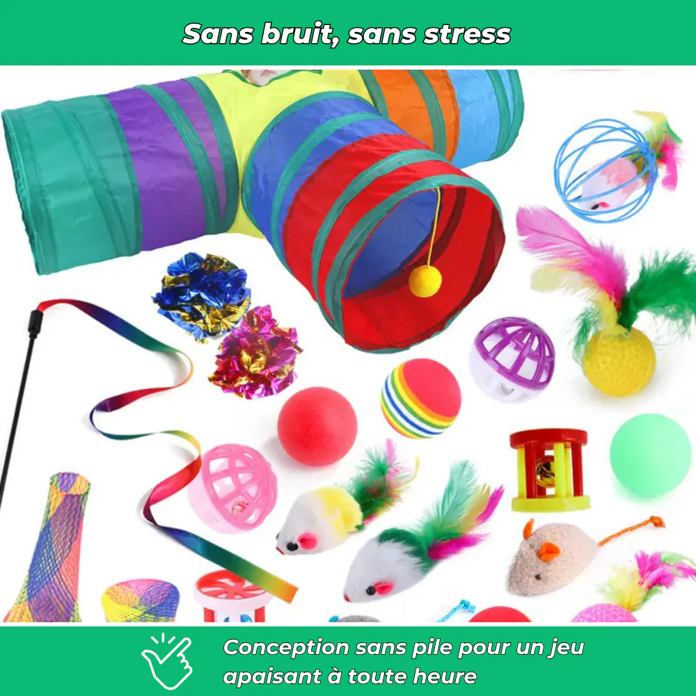 Lot de jouets interactifs pour chat – Stimule la chasse et l’activité quotidienne - Image 5