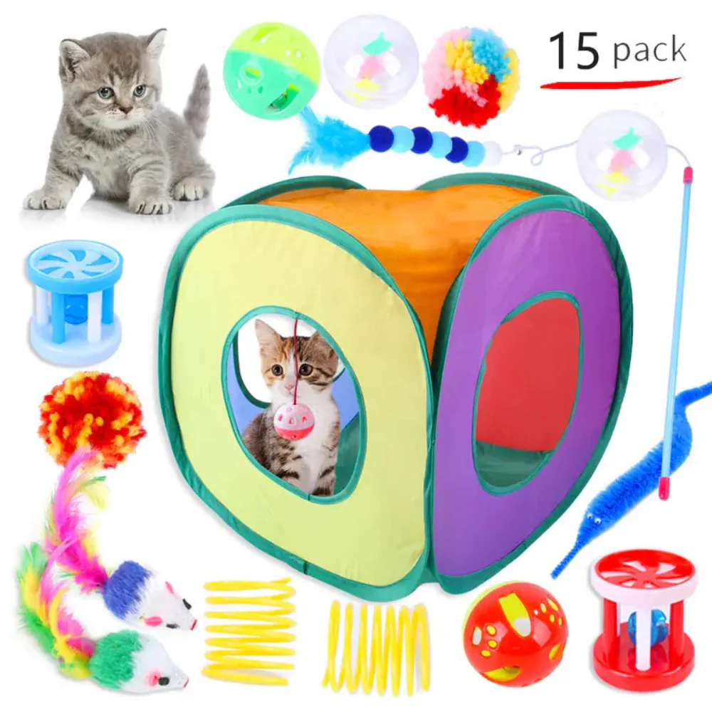 Lot de jouets interactifs pour chat – Stimule la chasse et l’activité quotidienne - Image 7