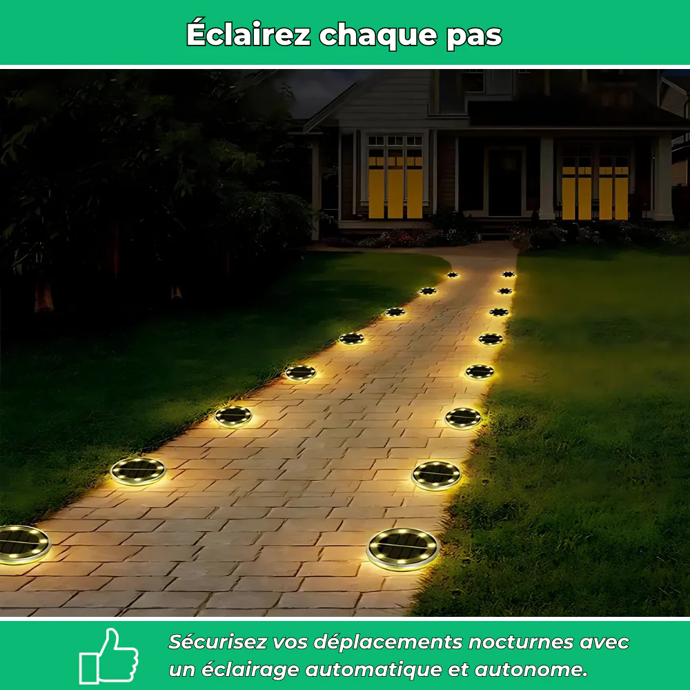 LumaStep – Éclairage solaire extérieur pour marches et bordures - Image 4