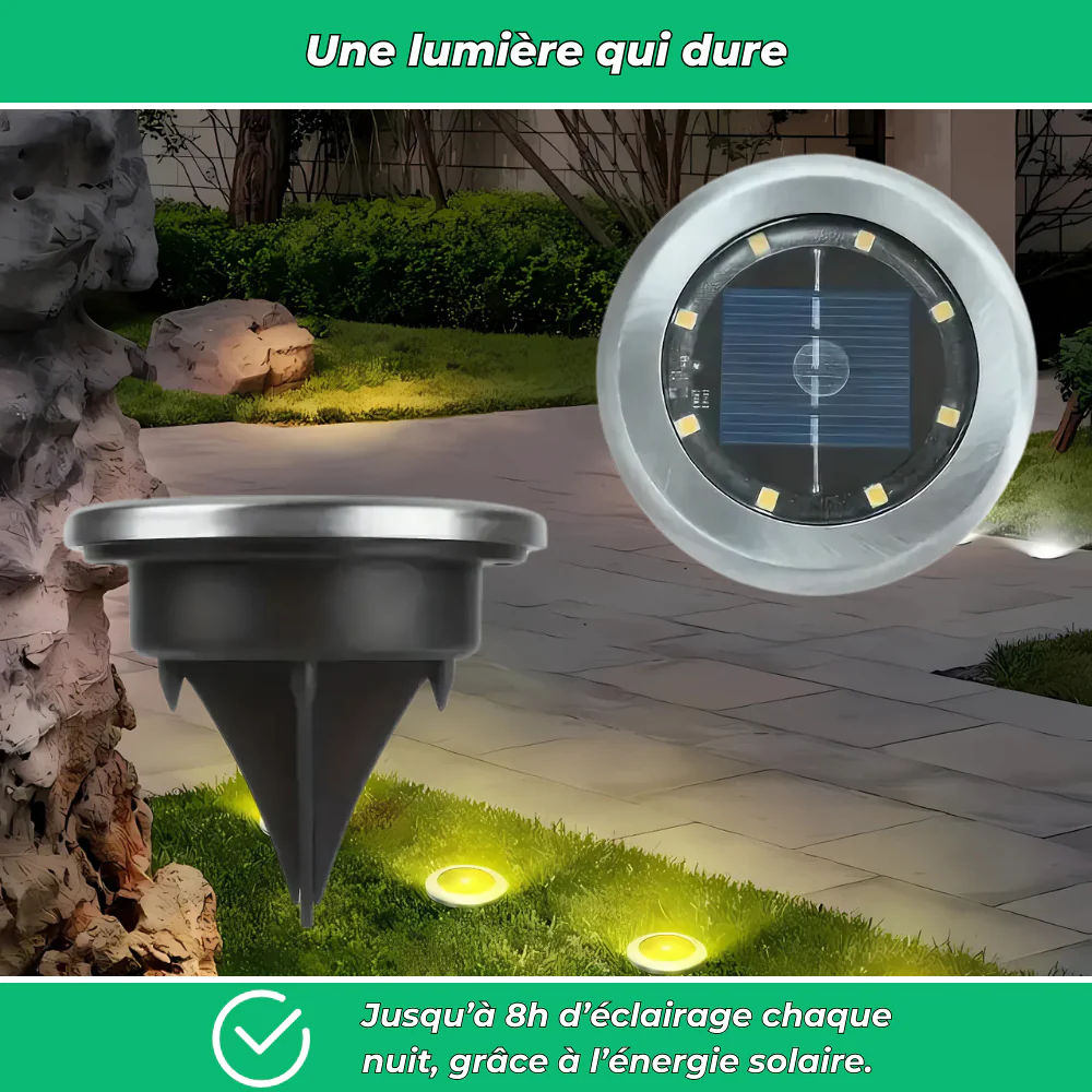 LumaStep – Éclairage solaire extérieur pour marches et bordures - Image 6