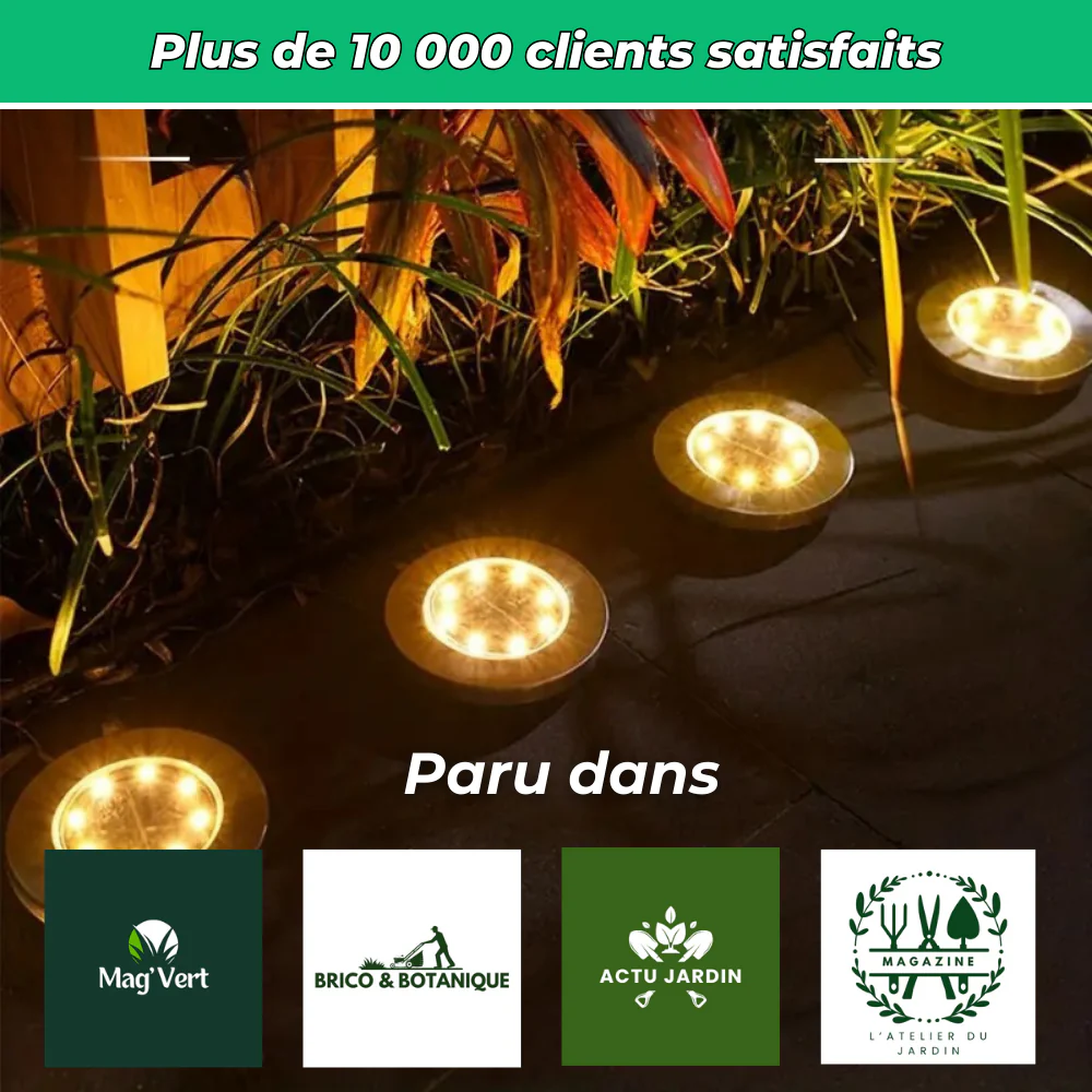 LumaStep – Éclairage solaire extérieur pour marches et bordures - Image 7