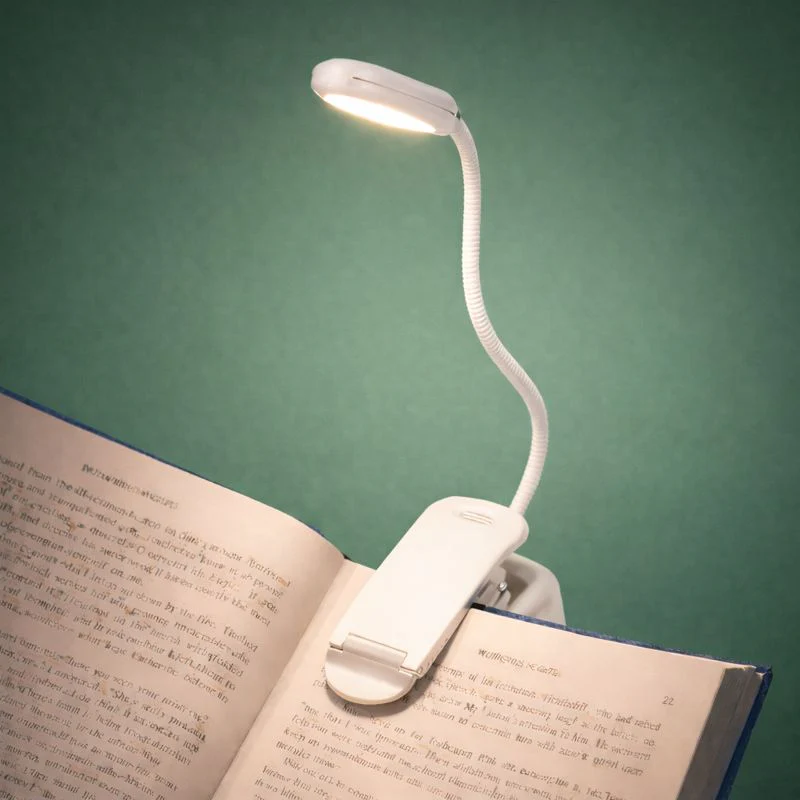 Luméo | Lampe de lecture à clips LED réglable pour livre, bureau et chevet - Image 2