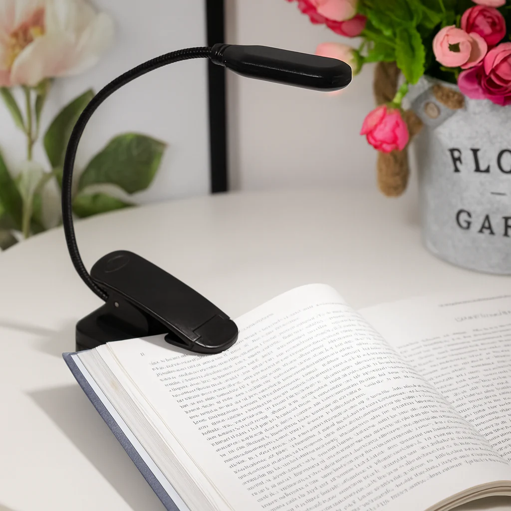Luméo | Lampe de lecture à clips LED réglable pour livre, bureau et chevet - Image 3