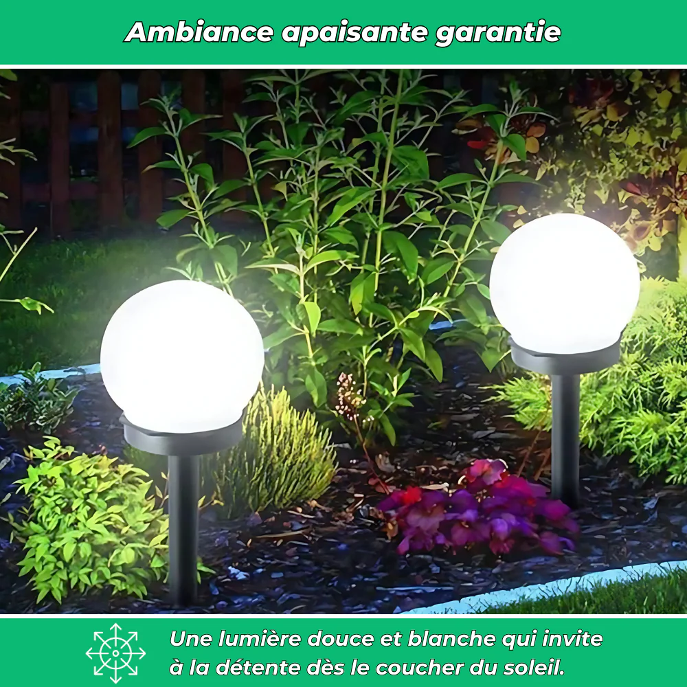 LunaGlow – Lampes solaires en forme de lune blanche (lot de 3) - Image 5