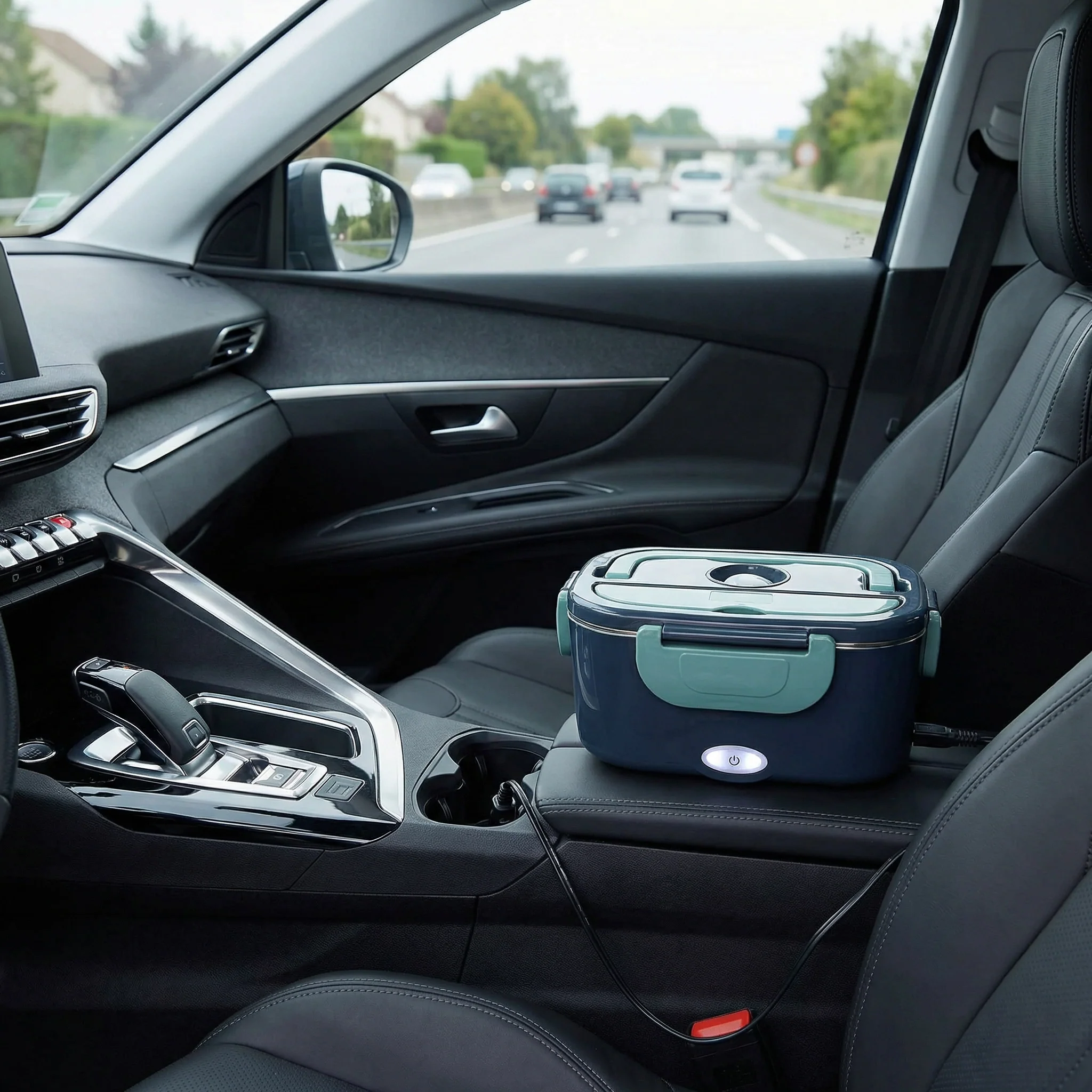Lunch Box Chauffante Électrique | Boîte à Déjeuner Repas Chaud Partout | Voiture, Bureau et Maison Portable - Image 3