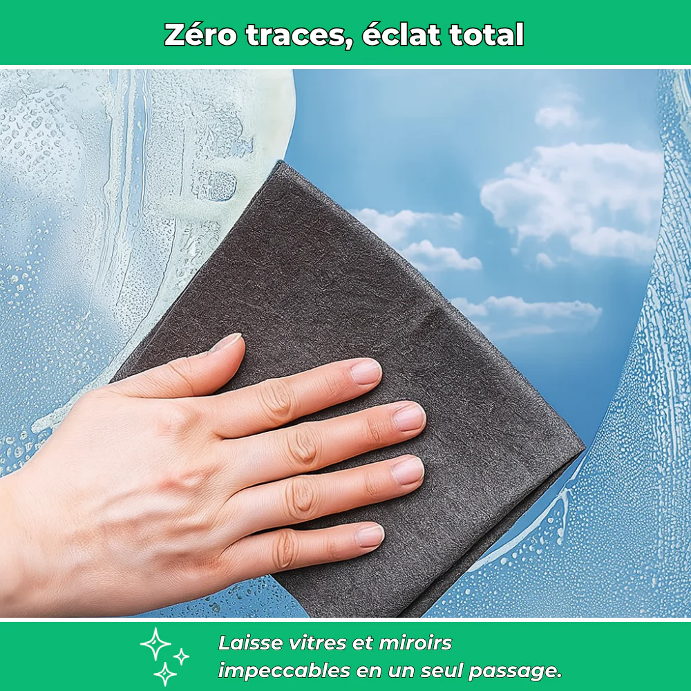 MagicClean | Chiffon microfibre ultra-absorbant | Anti-traces et anti-calcaire - Image 5