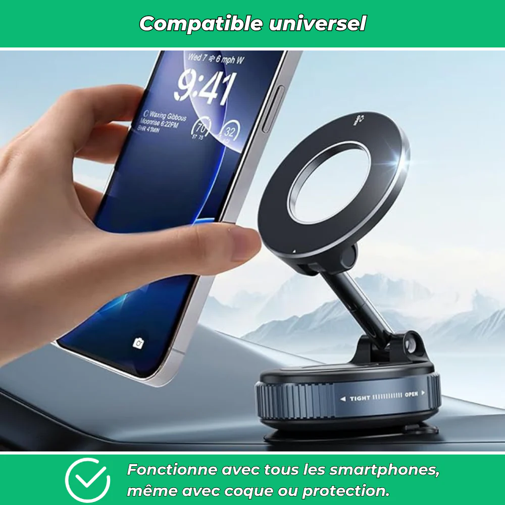 MagnoFix – Support magnétique avec ventouse ultra-fixation - Image 5