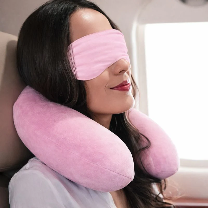Masque de nuit en satin doux | Masque de sommeil pour dormir satin | Anti-lumière - Image 3