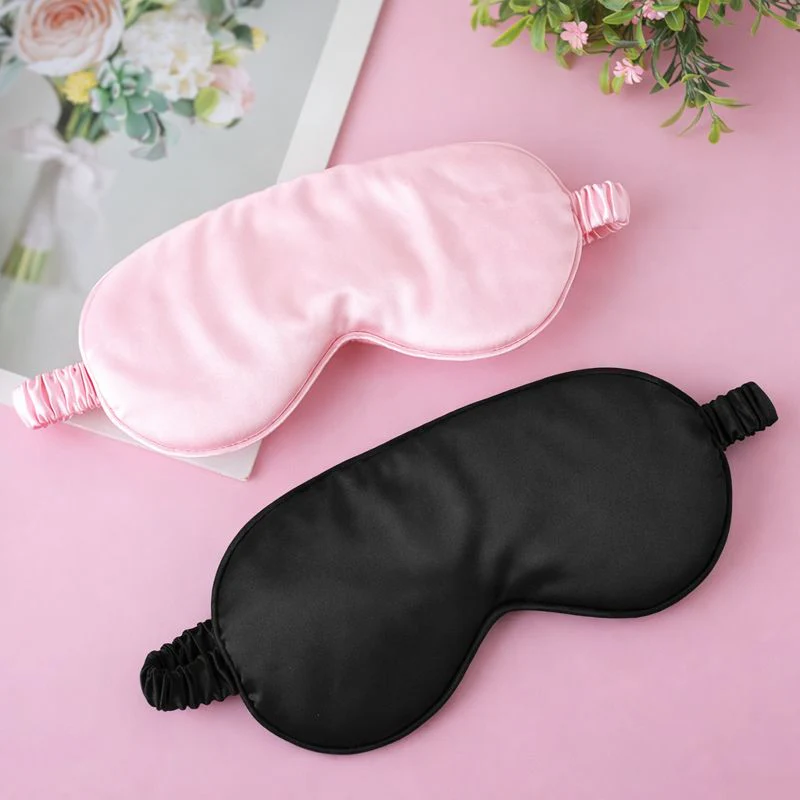 Masque de nuit en satin doux | Masque de sommeil pour dormir satin | Anti-lumière - Image 4