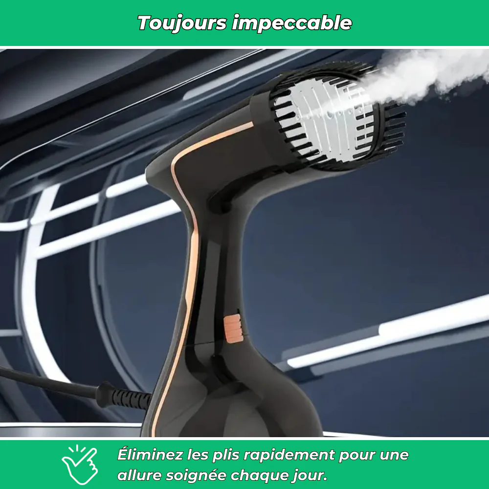 Défroisseur vapeur portable LED 2025 chauffage rapide 9s 3 niveaux réglables - Image 3
