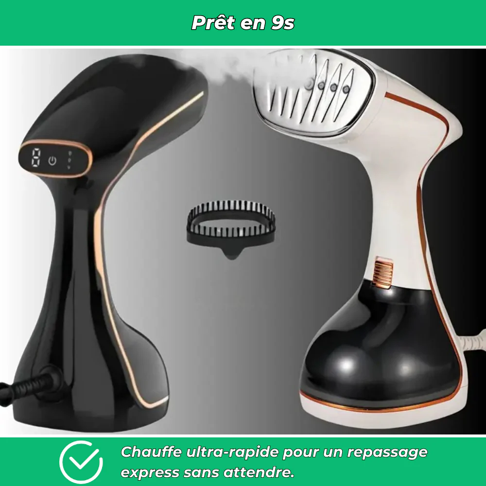 Défroisseur vapeur portable LED 2025 chauffage rapide 9s 3 niveaux réglables - Image 4