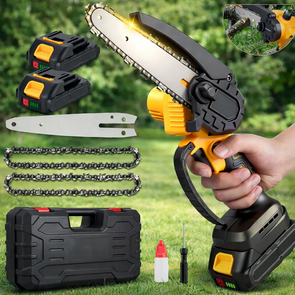 V35 PRO |  Tronçonneuse Électrique Sans Fil 6 Pouces 21v - Image 3