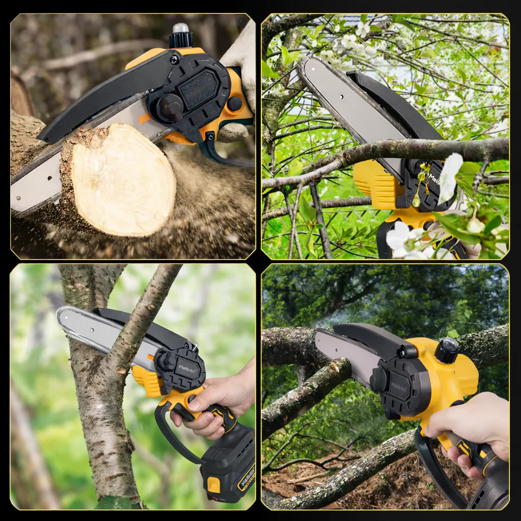 V35 PRO |  Tronçonneuse Électrique Sans Fil 6 Pouces 21v - Image 6