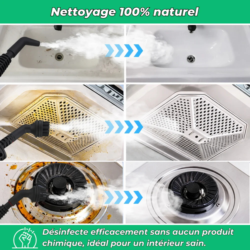 VaporMax | Nettoyeur à Vapeur Électrique Haute Pression | Multi-Usages Sans Produits Chimiques - Image 5