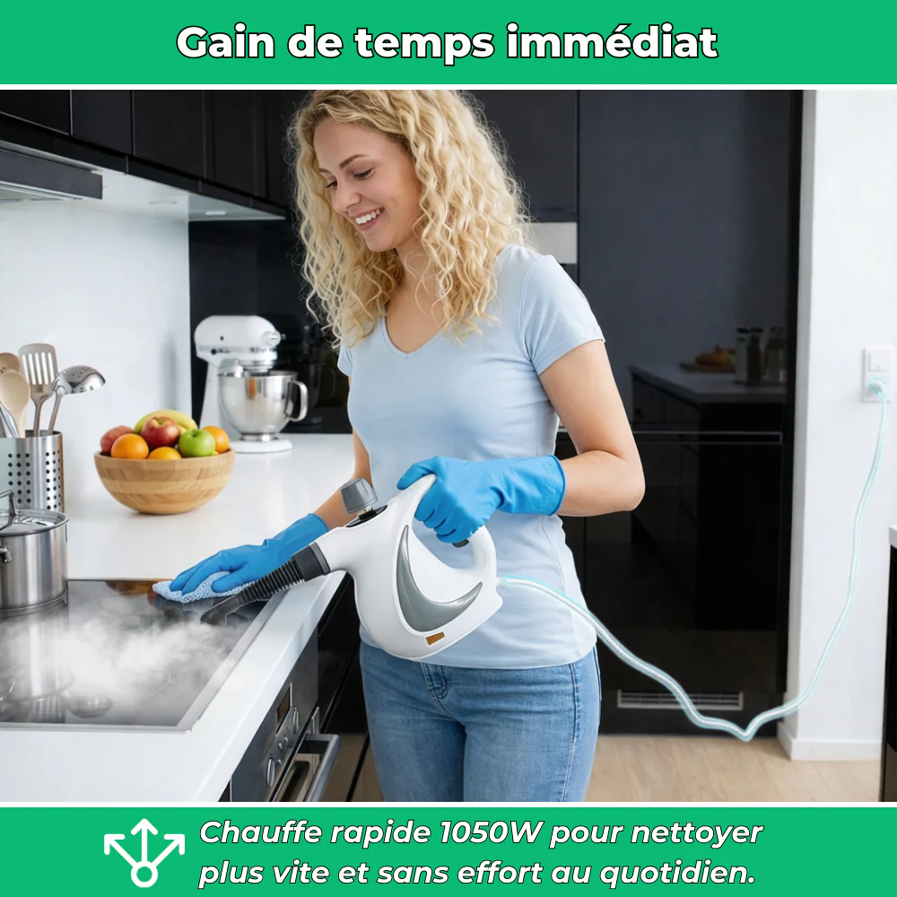 VaporMax | Nettoyeur à Vapeur Électrique Haute Pression | Multi-Usages Sans Produits Chimiques - Image 6