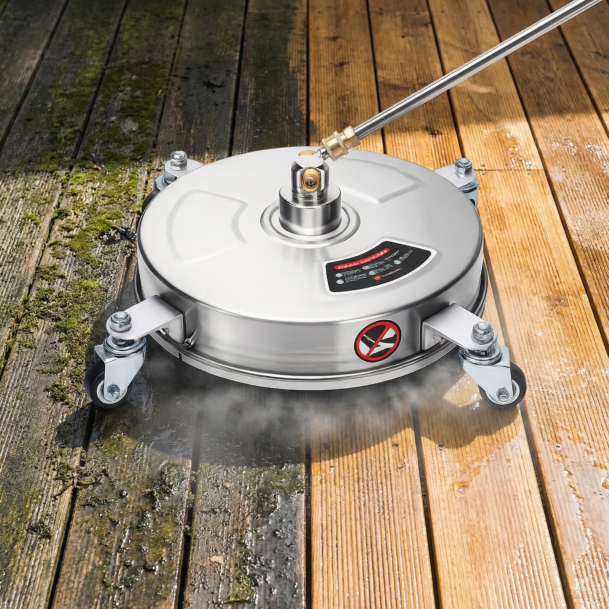 Nettoyeur Haute Pression Rotatif – Nettoyeur de Surface pour Terrasses & Allées 35 cm 4000 PSI - Image 2