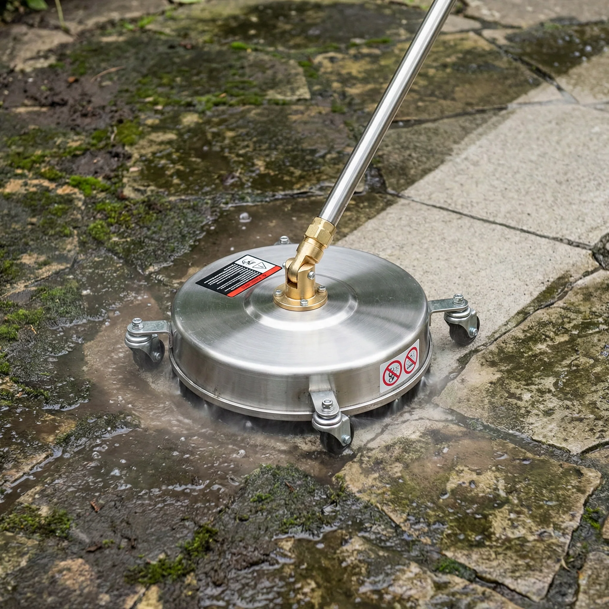 Nettoyeur Haute Pression Rotatif – Nettoyeur de Surface pour Terrasses & Allées 35 cm 4000 PSI - Image 3