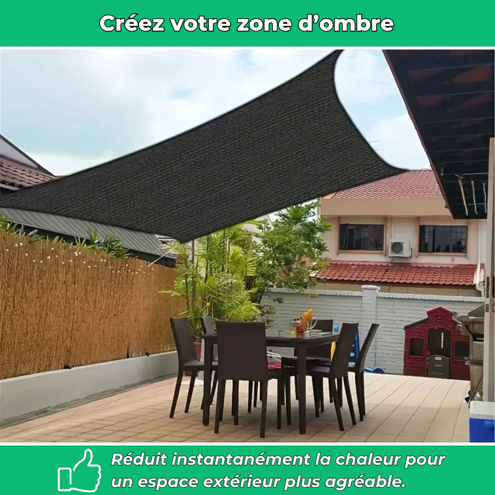 Occultis – Filet d’ombrage thermique et occultant pour extérieur - Image 3